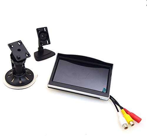 5 LCD Écran Moniteur Ventouse Support pour Verre de Pare Brise Voiture Auto pour Caméra de Recul Magnétoscope DVD