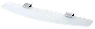 OBI Tresa Glasablage 48cm. Ablage Regal Metall Verchromt mit Glas