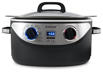 Singer mc-600d Multicooker Alluminio Nero