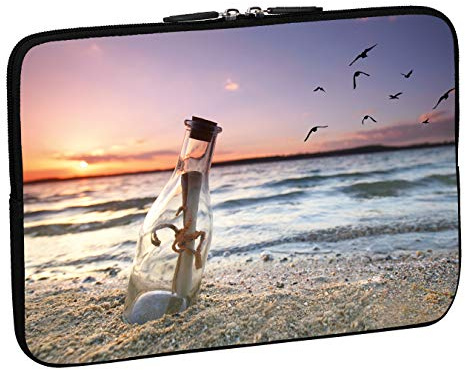 Pedea Design Tablet PC Tasche 10,1 Zoll (25,6 cm) Neopren, Message in a Bottle