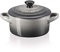 Le Creuset Mini cocotte de cerámica de gres, 10 cm, 0, 2L, Flint, 71901104440100