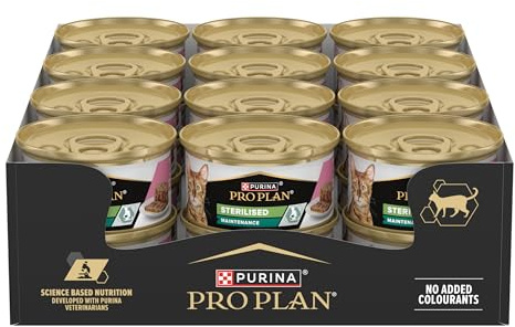 Pro Plan Comida Húmeda gato Esterilizado terrina salmón/atún 24x85 g