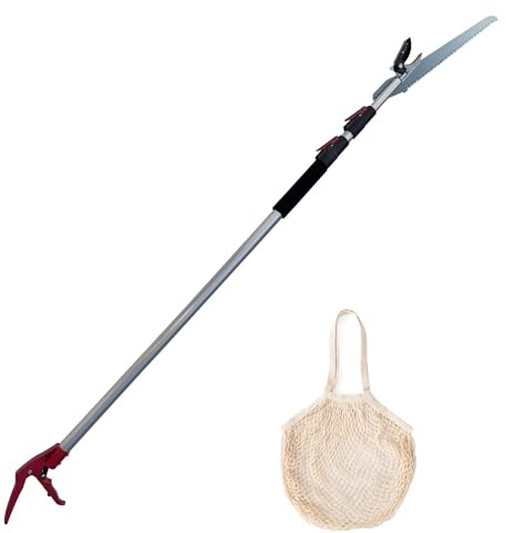 SYFRLLC Telescopic Pruner 1.4-3m Cutting and Holding Extendable Pole Saw Long Handle Fruit Picking Branch Bypass Pruner Lightweight Gardening Shears