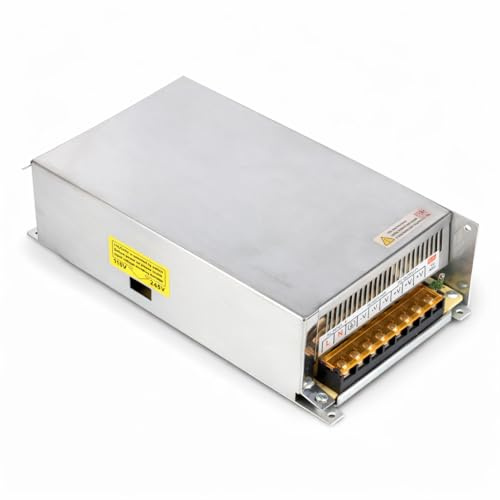 Jandei - Fuente de Alimentación Transformador 110/220V AC a 12V DC 600W 50A, Instalación en Interior IP20 para Tira Led, Neón o Dispositivos de Bajo Voltaje