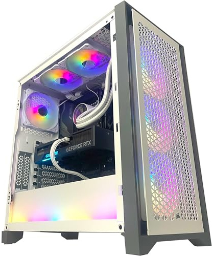 ginger6 Gaming PC Desktop 14ZH20R-6WX - Intel Core i9 14900Kf Processor, AMD Radeon RX 9070 XT 16GB Graphics, 4TB M.2 NVMe SSD, 16GB DDR5, Z790, Wi-Fi 6E 802.11ax, Liquid Cooled, Windows 10 Home