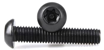 M3-M6 Torx Diebstahlsicherungsschraube Schwarz 304 Edelstahl Rundkopfschrauben 10 Stück, 10 Stück, M4x50