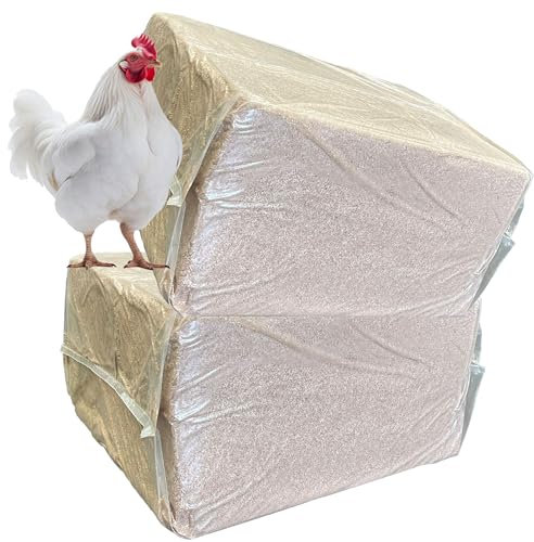 STORM TRADING GROUP Poultry Bale Mix 15kg Large Bag Animal Bedding Shavings Softwood Timber Ideal For Chickens, Turkey, Goose & Duck