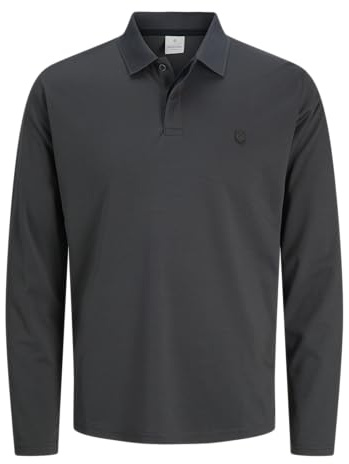 Jack & Jones Jprccrodney Ls Polo, Volcanic Ash, M