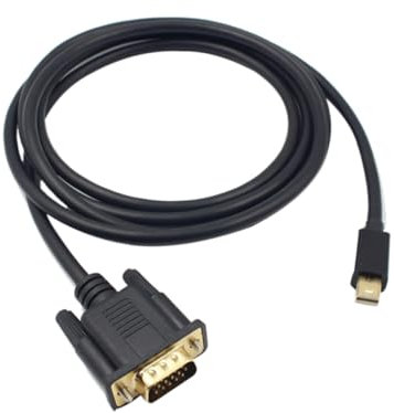 Lurrose 1.8m Cable Adaptador Mini Vga De Displayport Vga Cable Mini Displayport para Ordenador Portátil