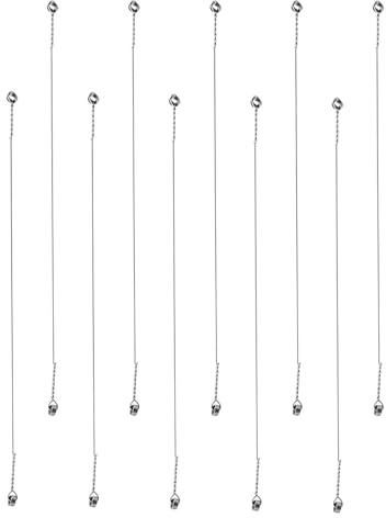 JISADER 10x Cheese Slicing Wire Replacement, Replaceable Kitchen Supplies Stainless Steel Cheese Cutter Wire for Cutting Cheeses, 6 inch