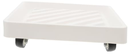 POPETPOP Dolly Cuadrado para Plantas con Ruedas Base Resistente para Macetas Bandeja Cuadrada con Ruedas Soporte para Plantas Interiores para Mover y Almacenar Agua