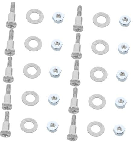 OATIPHO 10sets Viti Di Serraggio Per Asta Di Regolazione Per Tagliacapelli Viti Di Ricambio Per Tagliacapelli Dadi e Guarnizioni Parti Piccole Per Manutenzione Del