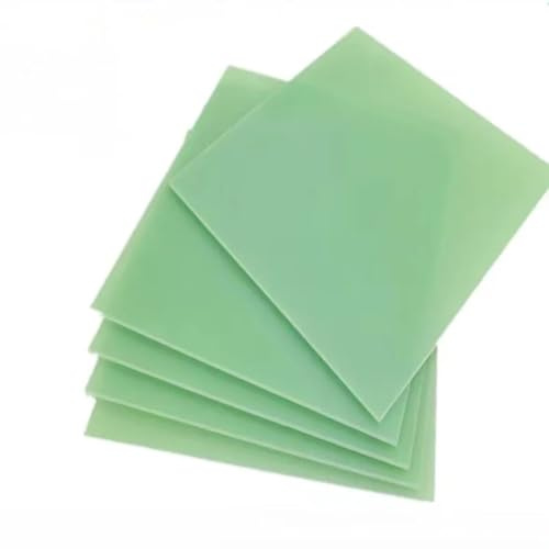 Lámina de fibra de vidrio FR4 de 0,5/0,8/1/1,5/2/3/4 mm de espesor, placa de epoxi verde agua de 200 × 200 mm, tablero de resina epoxi FR-4 3240 de fibra de vidrio 3D(1mm)