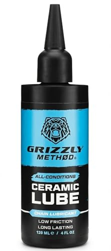 Lubricante Cerámico Cadena Bicicleta 120ml | Nitruro de Boro y Baja Fricción | Grizzly Method Ceramic Lube | Condiciones Extremas MTB y Carretera