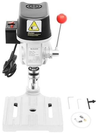 Trapano Da Banco Con Cavo, Mini Utensile A 3 Velocità Variabili, Pressa In Ghisa For Metallo, Gioielli In Legno, Artigianato Fai Te Forte Stabilità, Foratura Di Precisione