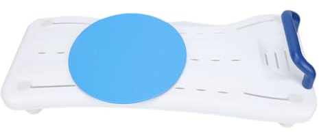 PUSOKEI Mobility Tub Transfer Bänk med Handtag | Roterande Anti-slip Badsits för Seniordusch