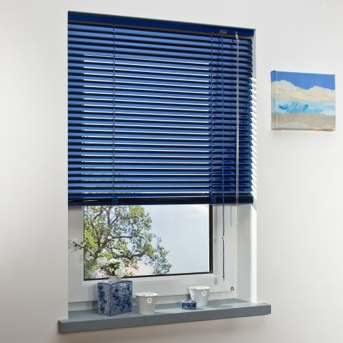 Liedeco | Aluminium-Jalousie | orientblau B60cm x H160cm