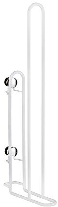 WENKO Ersatzrollenhalter Classic Plus - WC-Ersatzpapierrollenhalter für 3 Rollen mit hochwertigem Rostschutz, Stahl, 3.5 x 33 x 13 cm, Weiß