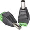 CABLEPELADO Connettore di alimentazione DC | Connettore Jack Maschio Alimentazione CCTV | Adatto per Striscia LED, Altoparlanti Bluetooth, Monitor telecamera CCTV | 12V DC 1A | DC 5,5 x 2,1 mm | 1 pz