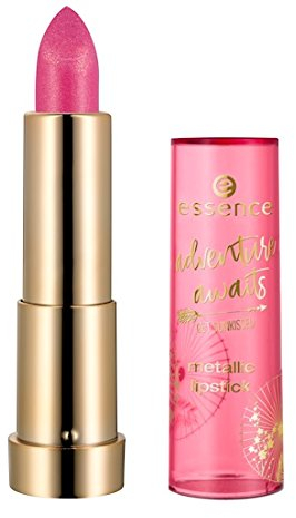 Essence adventure awaits get sunkissed Metallic Lipstick Nr. 02 kisses from aisa Inhalt: 3,5g Lippenstift für tollen Glanz. Lipstick