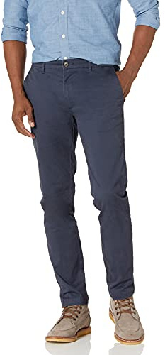 Amazon Essentials Homme Pantalon Chino en Tissu Stretch Confortable Délavé Coupe Skinny