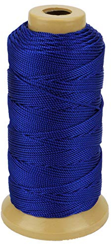 328 Feet Twisted Nylon Twine String Cord for Gardening Marking DIY Projects Crafting Masonry (1.5mm-328 feet, Blue)