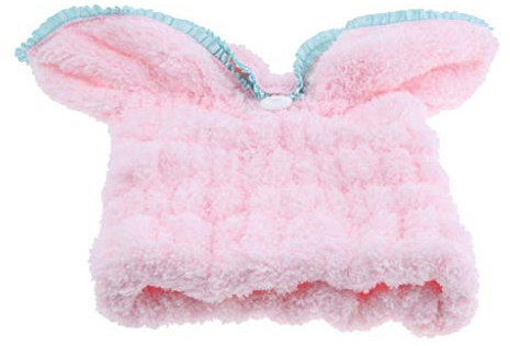Tubayia plysch hårtork turban handduk snabbtorkande huvudhandduk kappa