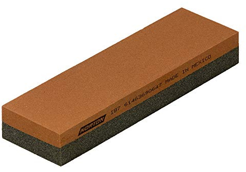 NORTON INDIA Kombinations-Ölstein/Schleifstein/Wetzstein | 178 x 51 x 25 mm | Körnung: Grob (100) / Fein (320) Kombination