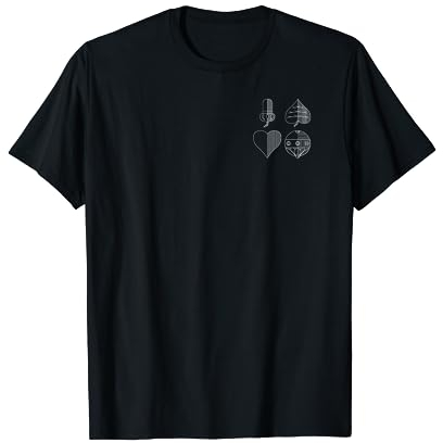 Schafkopf Kartenspiel Farben des bayrischen Blattes Karten T-Shirt