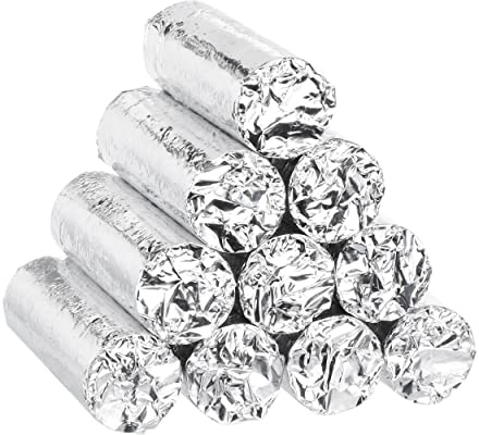 Carbón NKlaus de Encendido rápido 10 x Rollos Ø 27mm 60 Piezas Carbón para Fumar de Grecia