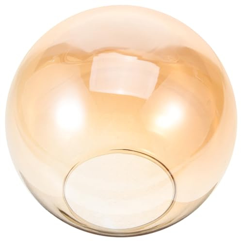 PRETYZOOM Abat-Jour Globe En Verre Pour Suspension Abat-Jour De Remplacement 13.00 Cm Pour Lustre Applique Murale Salon Chambre Bureau Bar