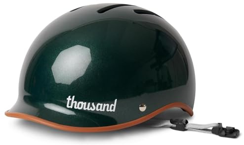 Thousand Heritage Fahrradhelm Erwachsene – Unisex, belüfteter Fahrradhelm mit PopLock Diebstahlschutz – Ideal für Fahrrad & Skateboard – Herren & Damen