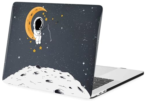 FFBOFFC Funda Compatible con MacBook Pro 13 Pulgadas 2020 2019 2018 2017 2016 Modelo A2338 A2289 A2251 A2159 A1989 A1708 A1706, Dura Carcasa de Plástico Estuche Protector, Astronauta