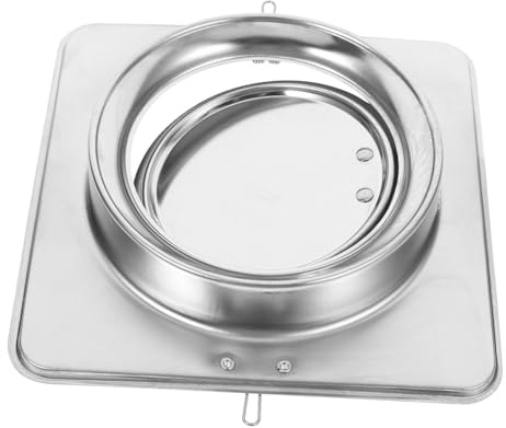 WATIIFUFU Stainless Steel Exhaust Check Valve for Kitchen Range Hood Non-return Valve with Durable Design Prevents Backflow and Cold Air Easy Installation for Ventilation