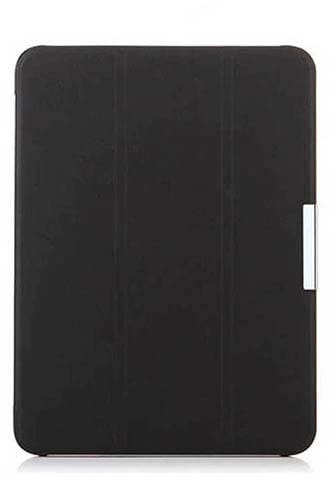 AKLiSa Schutzhülle für Samsung Galaxy Tab S 10,5 Zoll SM-T800, Modelle SM-T800, SM-T805, SM-T807, Flip Stand Cover Case exklusiv für 2014 Galaxy Tab S Tablet 10,5 Zoll SM-T801 mit Trifold (schwarz)