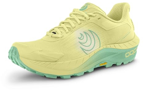 Topo Athletic MTN Racer 4-sneakers för kvinnor, Gul grön, 39 EU