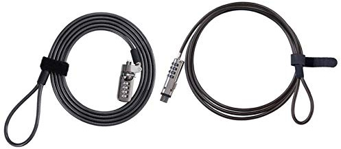 Gvvsjgdbis 1 Pcs Laptop Notebook Cable Lock 4 Digit Password Lock & 1 Pcs 4 Digital Universal Lock USB Laptop Security Cable Lock
