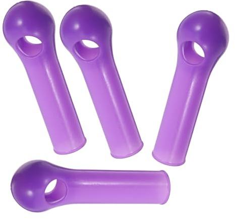 Alipis 4pcs Replacement Head End Grips for Broom Handle Mop Rod Handle Grip Replacement Robust Construction