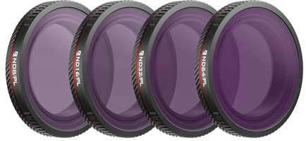 Freewell Bright Day Filter-Set für DJI Osmo Nano - ND8/PL, ND16/PL, ND32/PL & ND64/PL Filter
