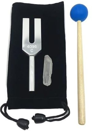 Stimmgabel Stimmgabel aus Aluminiumlegierung, Hochfrequenz-Kristall-Stimmgabeln, Yoga, Meditation, Musikalische Schlaginstrumente(Style C)