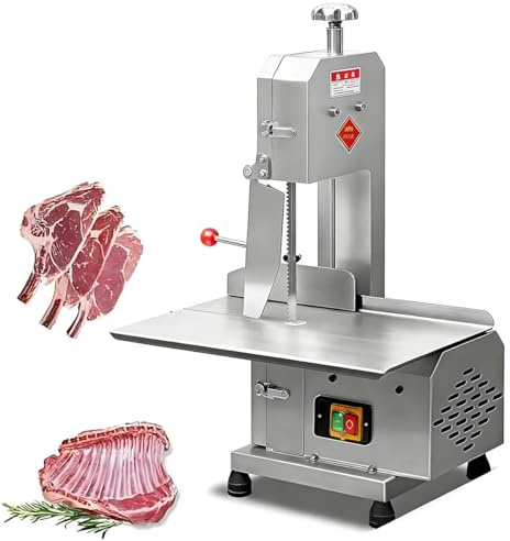 Segatrice a nastro per ossa, 750 W, ad alta potenza, strumento multifunzionale per pesce, ossa di agnello, lavorazione bistecca per uso domestico e ristorante