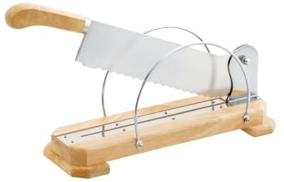 Coupe-pain socle bois - lame droite 35 cm