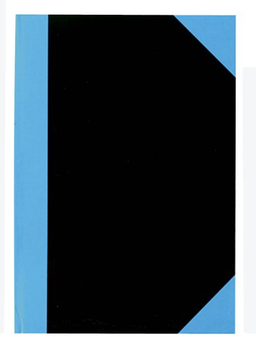 Chinakladde Notizbuch schwarz-blau / DIN A5 / Lineatur liniert [Office Product]