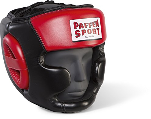 Paffen Sport Allround ECO Kopfschutz für das Training; schwarz/rot; GR: S/M