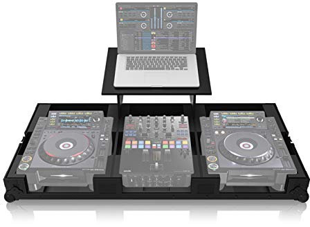Zomo Set 2009 Plus NSE Flight - Maletín para DJM-S9 + 2 CDJ-2000 NXS con bandeja para ordenador portátil