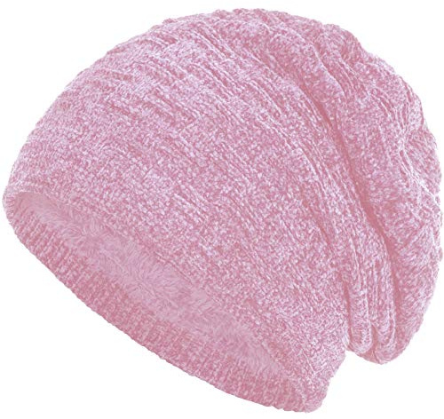 Compagno Gefütterte Mütze Herren Damen Wintermütze Beanie Strickmütze Winter Weihnachten Haube Hat Cap Männer Frauen