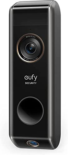 eufy Security Video Doorbell Dual Camera (Battery-Powered) Add-on, Dual Motion Detection, Package Detection, 2K HD, Family Recognition, No Monthly Fee(Renewed)