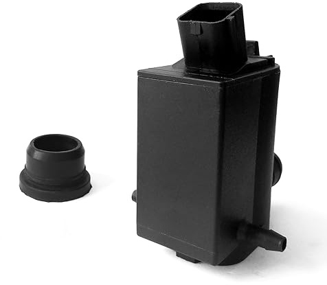 Scheibenwaschpumpe kompatibel mit Hyundai, Kia, ersetzt OEM: 98510-1C100, 98510-26100, 98510-1W000, 98510-2K000, Waschwasserpumpe mit Tülle