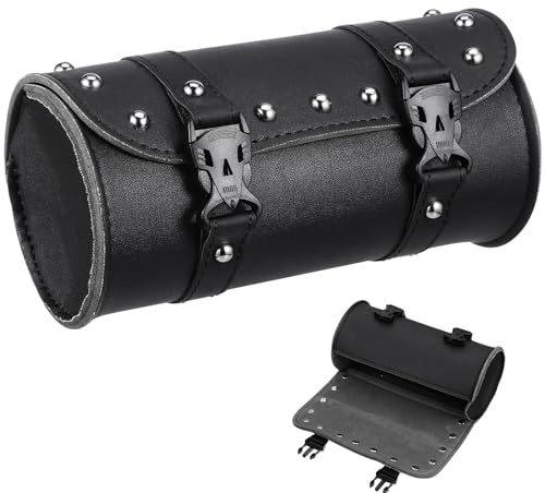 Gatuida Universal Motor Satteltasche, Motorräder PU Leder Werkzeugtasche Satteltasche, Leder wasserdichte Motor Tasche