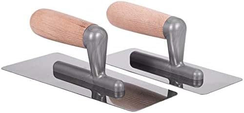 Cazzuola, Cazzuola for stuccatura Cazzuola for intonaco 2 Pezzi Cazzuola in Acciaio Inossidabile Strumento Batch for Parete Strumento for Stucco Strumento for Finitura Cemento Cazzuola for Cemento